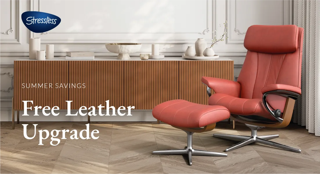 Stressless

Just like people, each piece of Stressless® furniture is a fine-tuned instrument. Each chair, sofa, and recliner is engineered to embrace movement, constantly seeking the perfect harmony between softness and support. This thoughtful design is what sets Stressless® furniture apart, offering a recharging experience that feels distinctly different from ordinary seating. It’s as if the furniture understands your body’s needs, speaking its language through every curve and cushion. Whether you’re unwinding after a long day or simply enjoying a quiet moment, the way it adapts to your body makes relaxation effortless. This connection transforms rest into something deeper, a seamless blend of innovation and comfort tailored to you.
